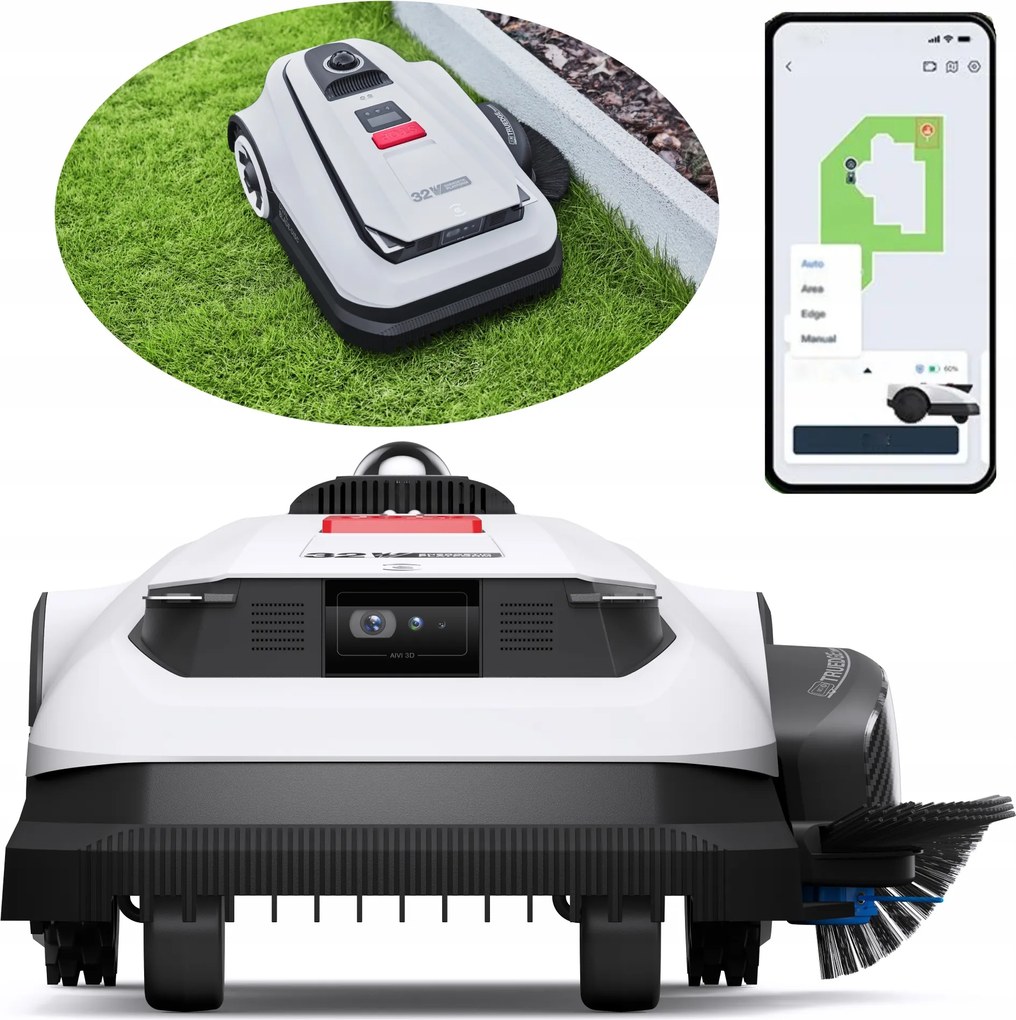 Robotická kosačka Ecovacs Goat A1600 LiDAR Pro White pre 1600m2