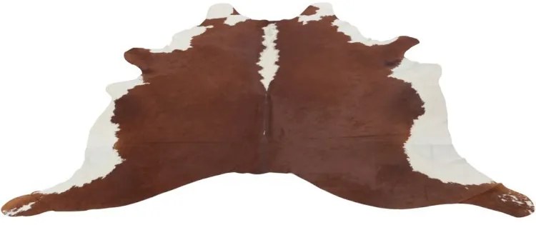Kravská koža s hnedým pálením - 230 * 240cm