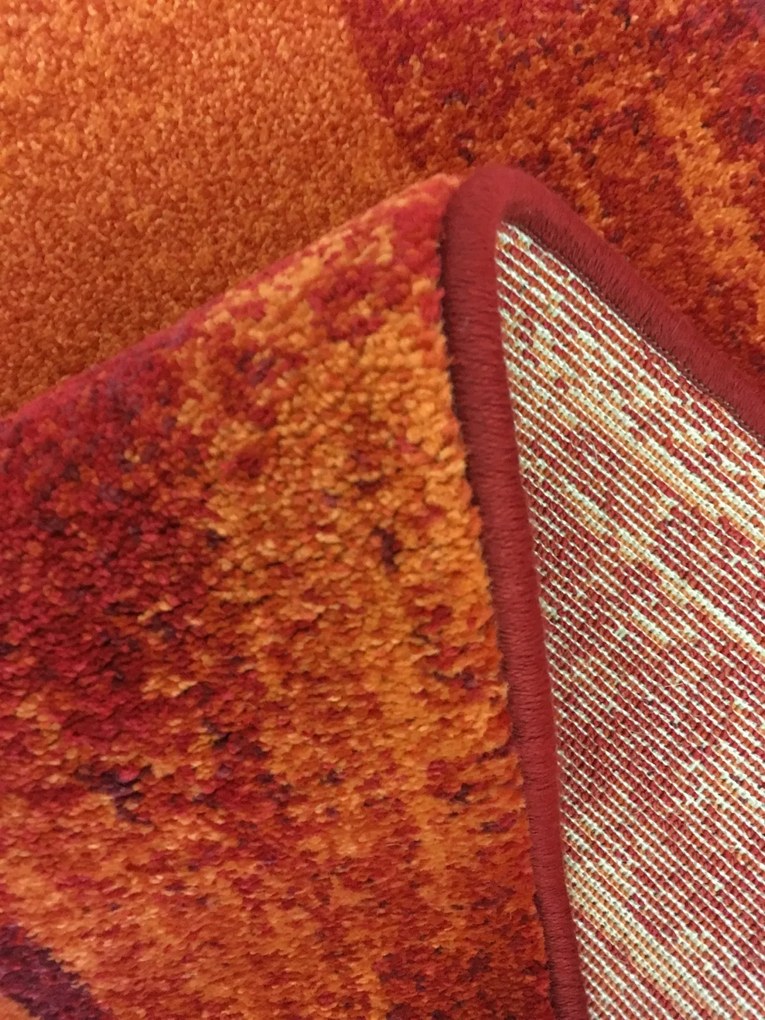 Spoltex, Výpredaj: Kusový koberec Infinity 32199-9210, 200x290, oranžová, chodba / predsieň