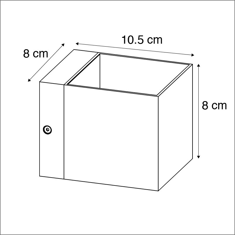 Moderná nástenná lampa biela - Transfer