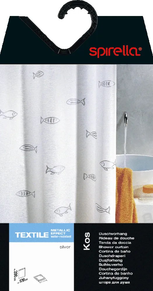 Sprchový záves 180x200 cm Kos – Spirella