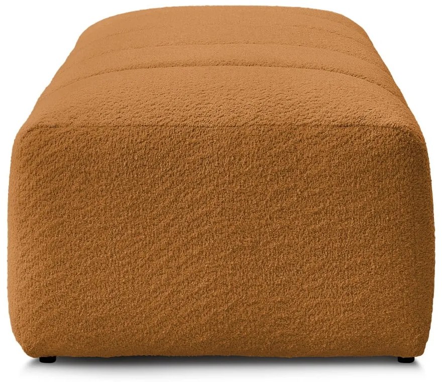 Podnožka z textílie buklé v horčicovej farbe Annecy – Bobochic Paris