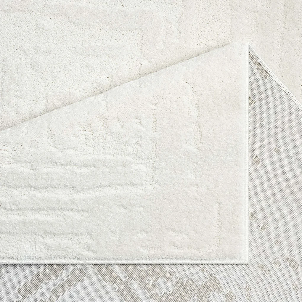 Dekorstudio Moderný koberec do obývačky FLAIR 171 - krémový Rozmer koberca: 120x170cm