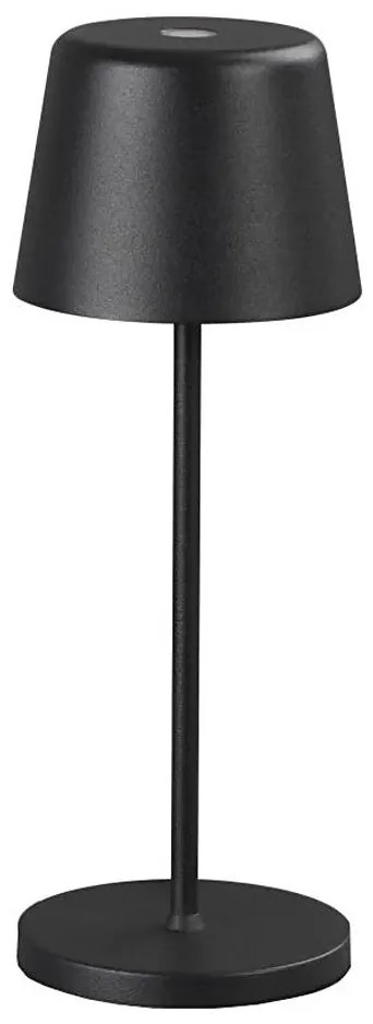 Ideal Lux - LED Stmievateľná dotyková stolná lampa CUTE LED/2,5W/3,7V IP65 čierna