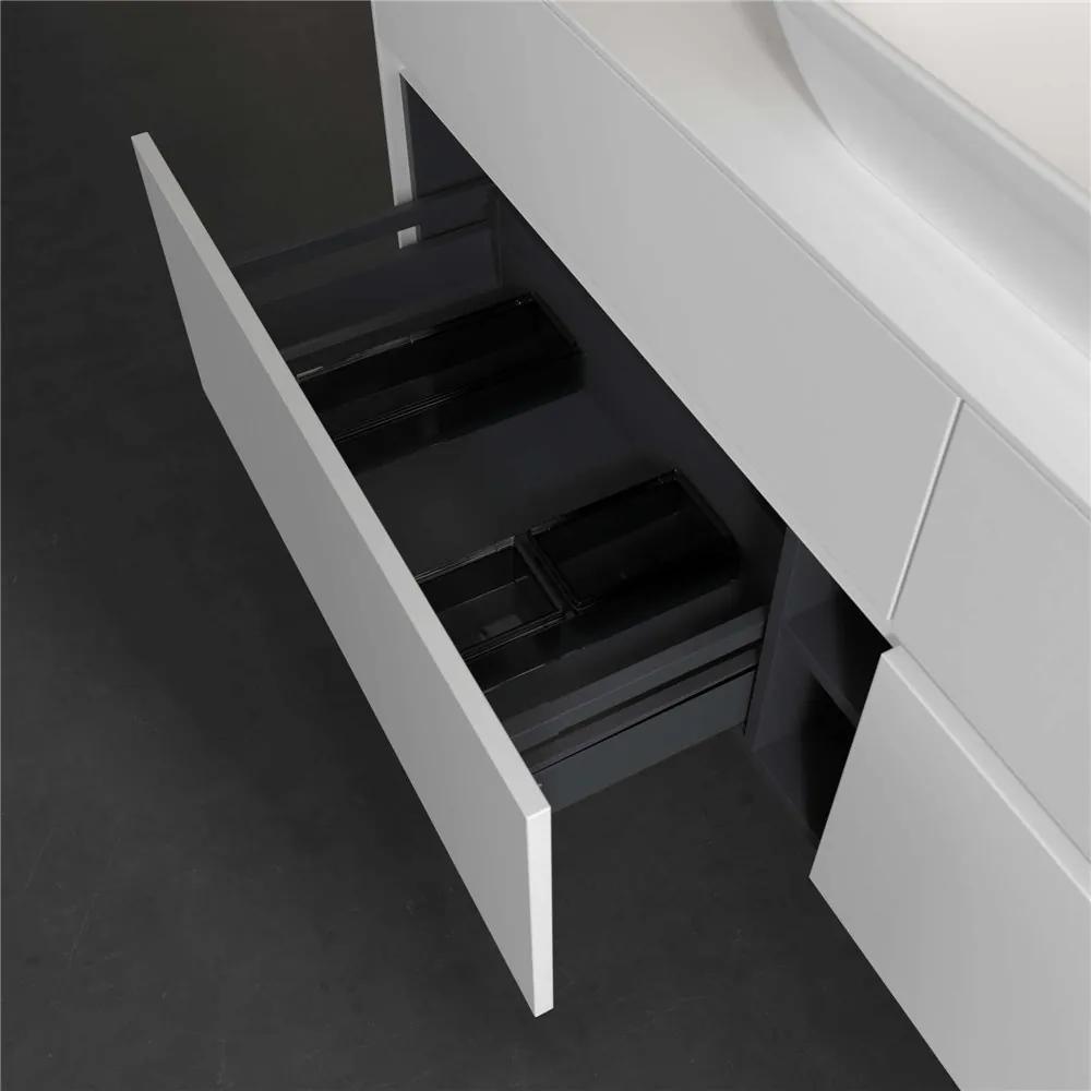 VILLEROY &amp; BOCH Collaro závesná skrinka pod umývadlo na dosku (umývadlo v strede), 4 zásuvky, 1600 x 500 x 548 mm, White Matt, C12000MS