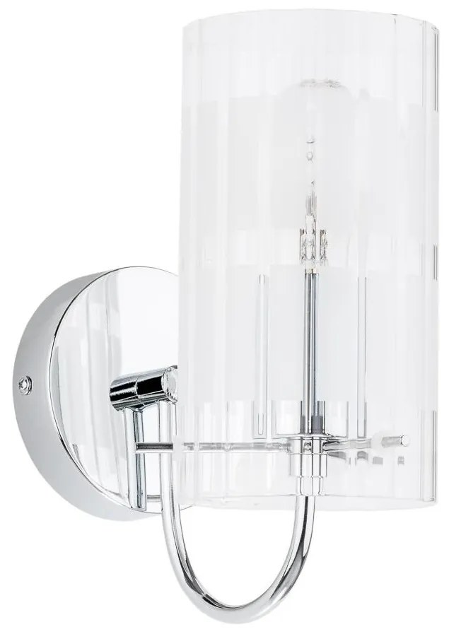 ITALUX MBM1957-1 - Nástenné svietidlo MAX 1xE27/60W/230V chróm