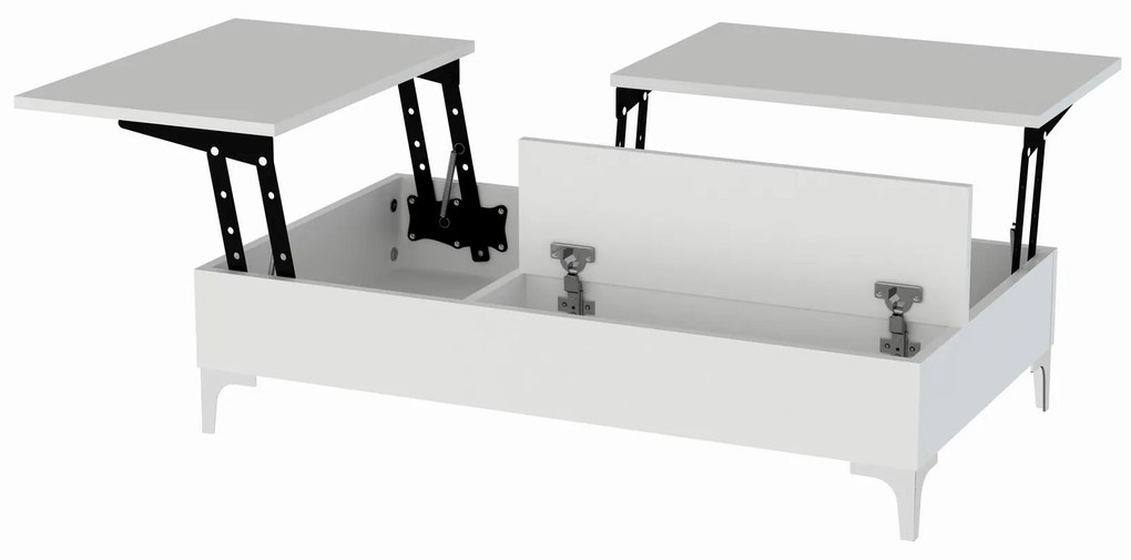 Konferenčný stolík Erina (biela). Vlastná spoľahlivá doprava až k Vám domov. 1089596
