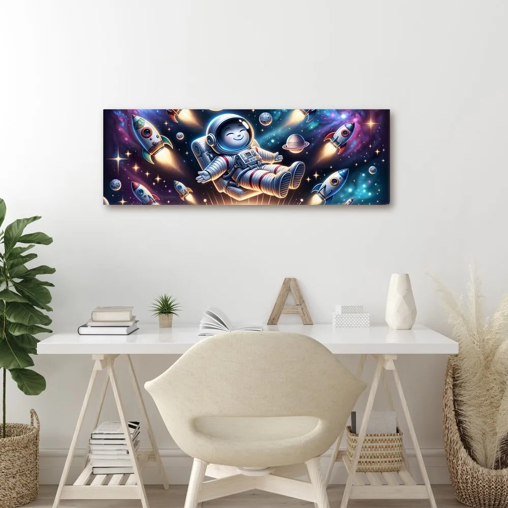 Obraz galaxia očami dieťaťa