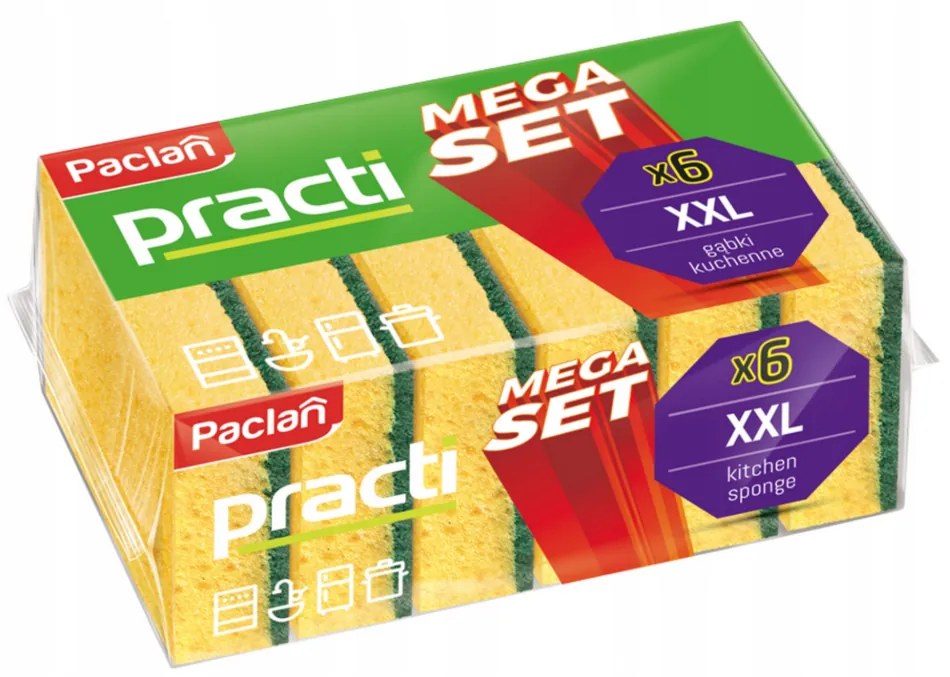 Paclan XXL hubky na riad – 6 ks