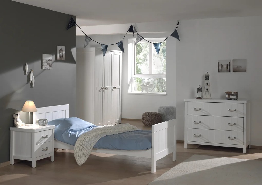 Detská izba Lewis II - Detská posteľ: 97x80x205,8 cm