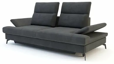 Rozkladacia pohovka pre 3 osoby FIJI grafitová