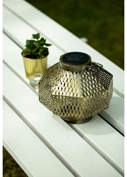 LED Solárne svietidlo LAURA 1xE27/1,2V 300 mAh IP44