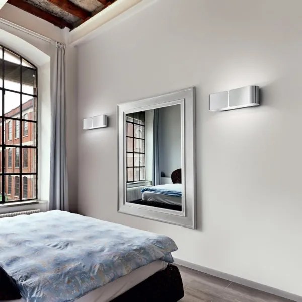 Ideal Lux - Nástenné svietidlo CLIP 2xE27/60W/230V lesklý chróm