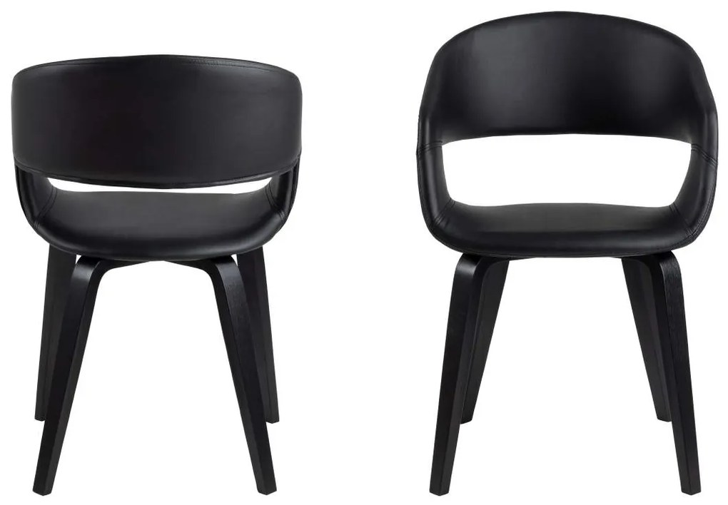 Jídelní židle Nova ekokůže/černá