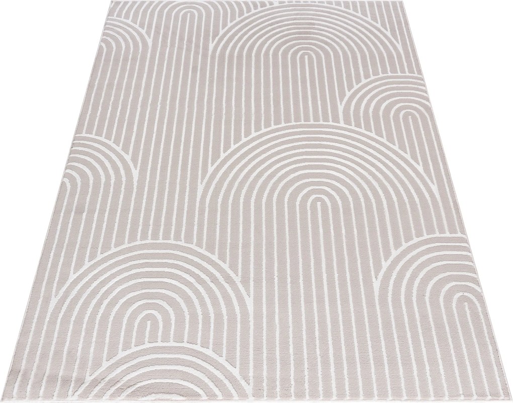 TA Koberec NG81A KRÉMOVÁ/BIELA ELLEN Rozmer: 180x250 cm