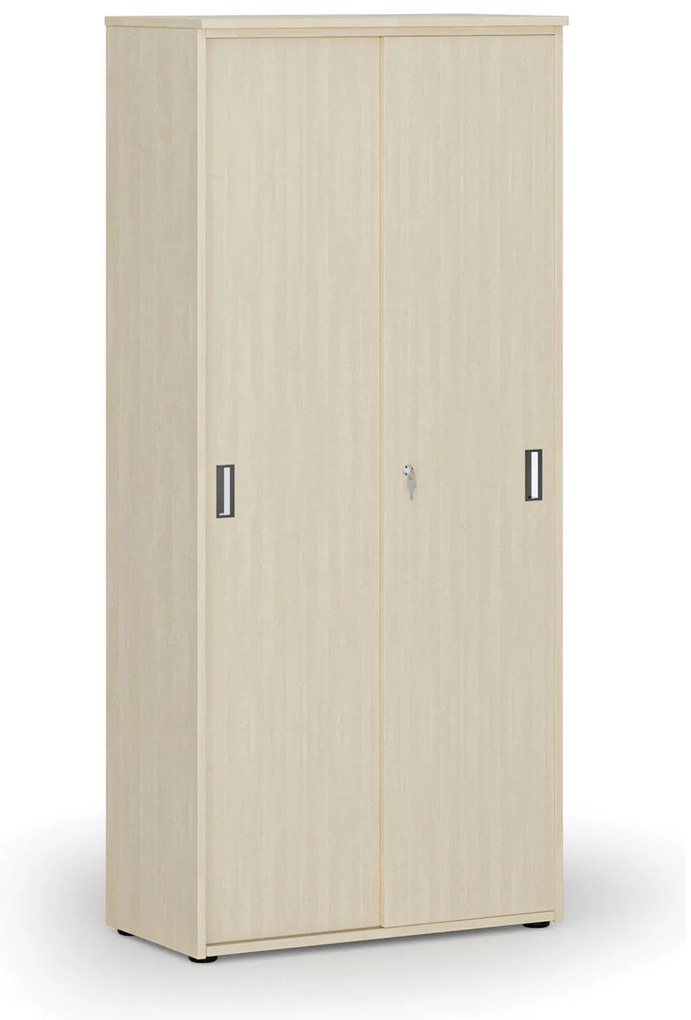 Skriňa so zasúvacími dverami PRIMO WOOD, 800 x 420 x 1781 mm, breza