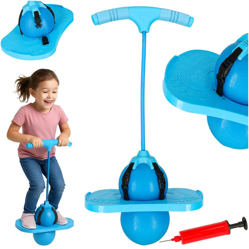 KIK Detské balančné skákadlo Pogo Jumper modré
