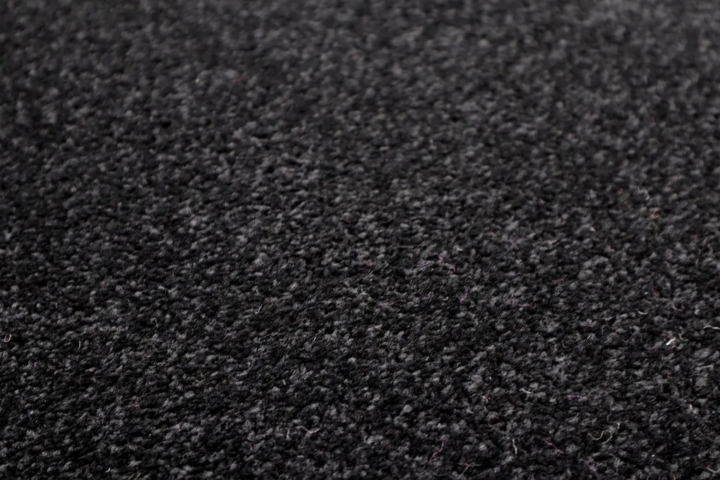 Vopi koberce Kusový koberec Eton čierny 78 štvorec - 150x150 cm