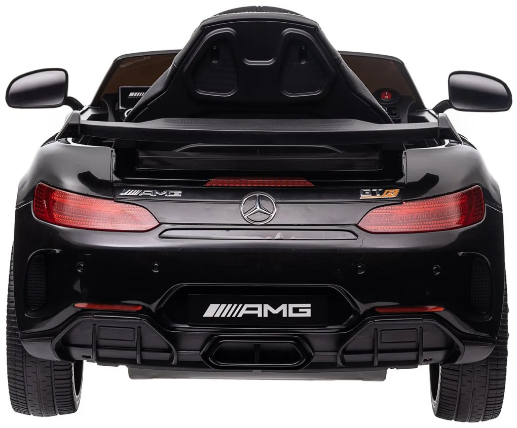 Detské elektrické autíčko na diaľkové ovládanie BestBerg BBCC-10B - Mercedes-Benz AMG GT R / od 3 rokov / nosnosť 25 kg / čierna