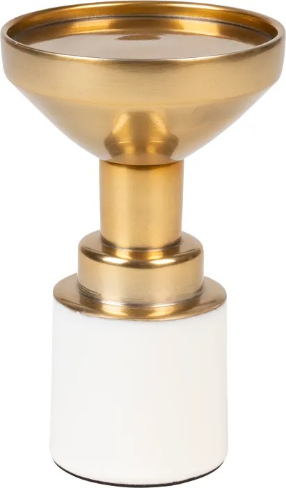 Zuiver Glam farebné svietniky - Biela, 14 cm