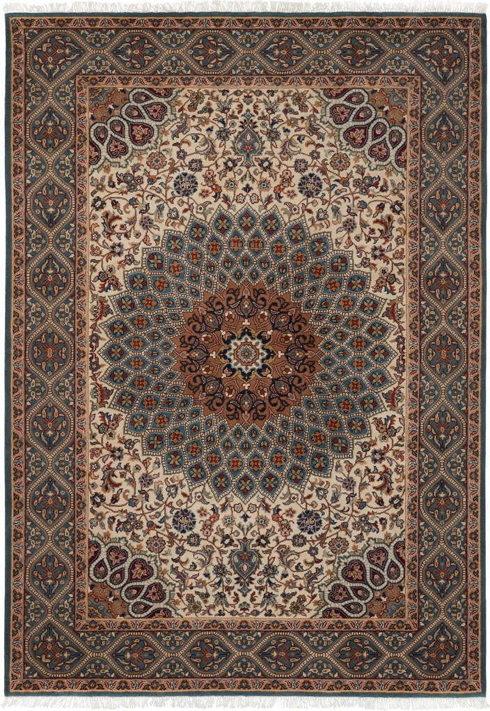 XXXLutz ORIENTÁLNY KOBEREC, 200/300 cm modrá, krémová Cazaris - Koberce - 004345088772