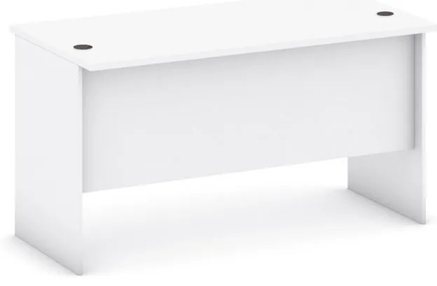 Kancelársky písací stôl MIRELLI, 140x80 cm, biela