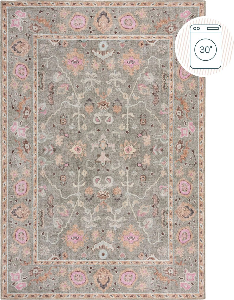 XXXLutz TKANÝ KOBEREC, 152/230 cm zelená Flair Rugs - Online Only bytové doplnky - 003165040402