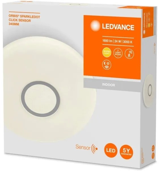 Ledvance - LED Stropné svietidlo so senzorom SPARKLEDOT LED/24W/230V