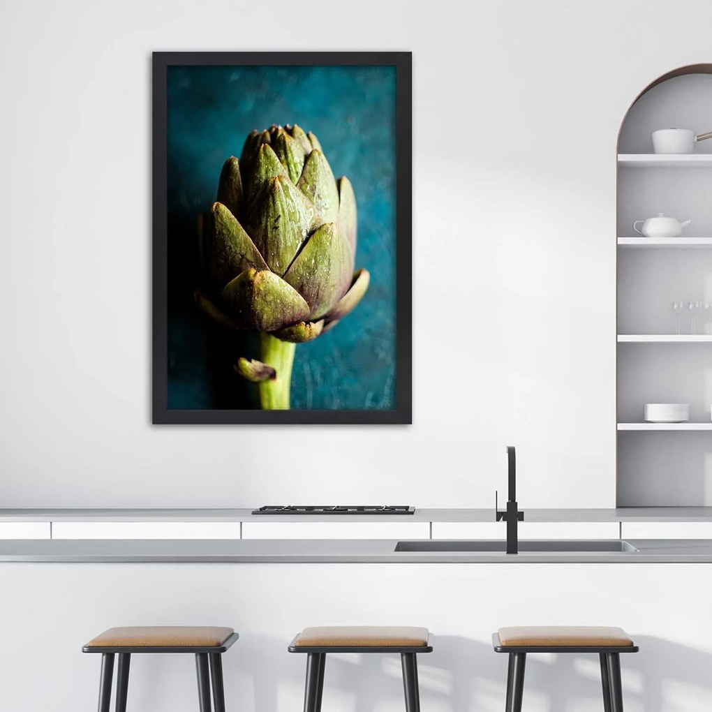 Gario Plagát Zelená artičoka Farba rámu: Bez rámu, Rozmery: 70 x 100 cm