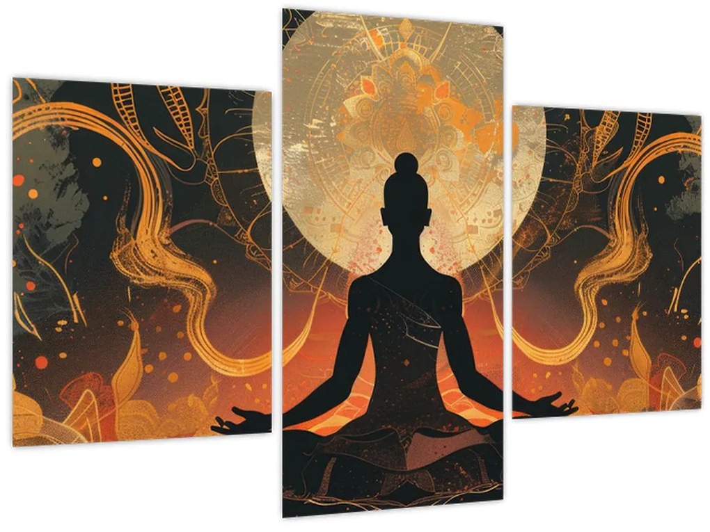 Obraz - Meditácia (90x60 cm)
