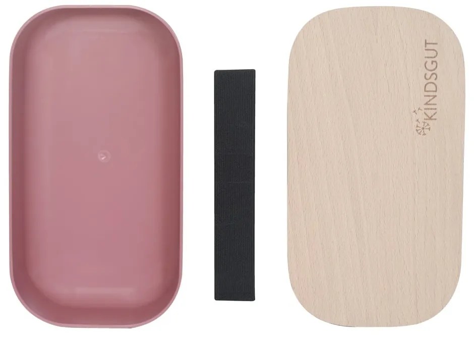 Detský desiatový box Dusky Pink – Kindsgut