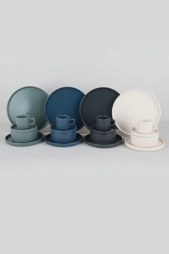 Keramická jedálenská súprava 20 ks viacfarebná