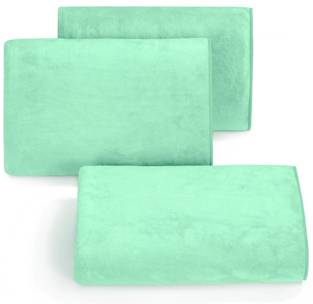 RÝCHLOSCHNÚCI UTERÁK Z MIKROVLÁKNA AMY7 70X140 CM SVETLOTYRKYSOVÁ