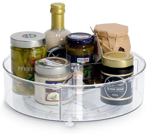 Zeller Present Otočný organizér s priehradkami, Zeller COMPACTA pr. 27 x 9 cm