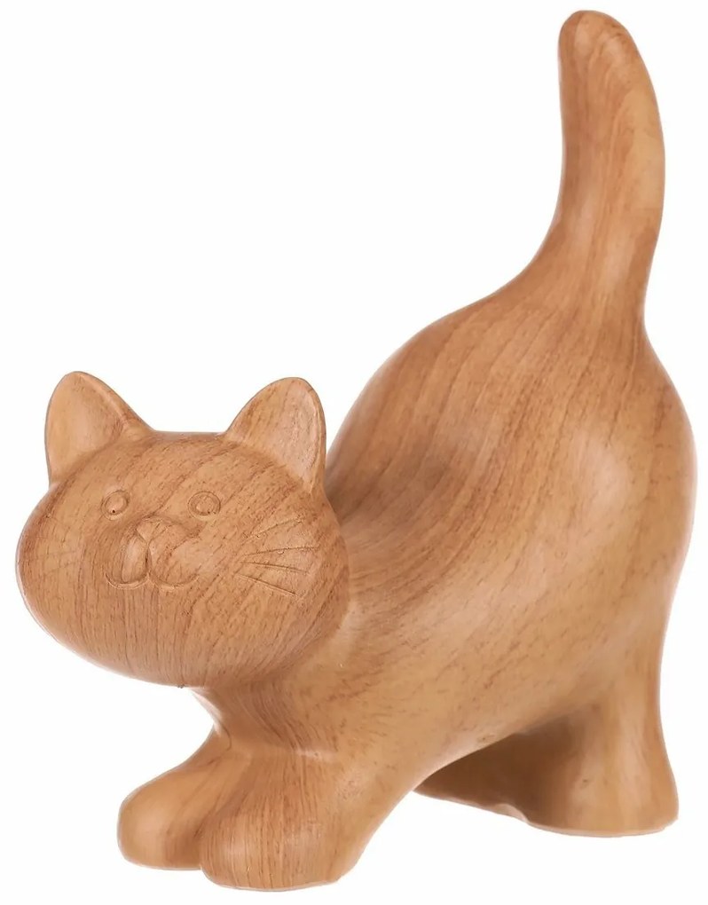 Dekorácia Mačka figúrka, polyresin, 12 x 7 x 13 cm