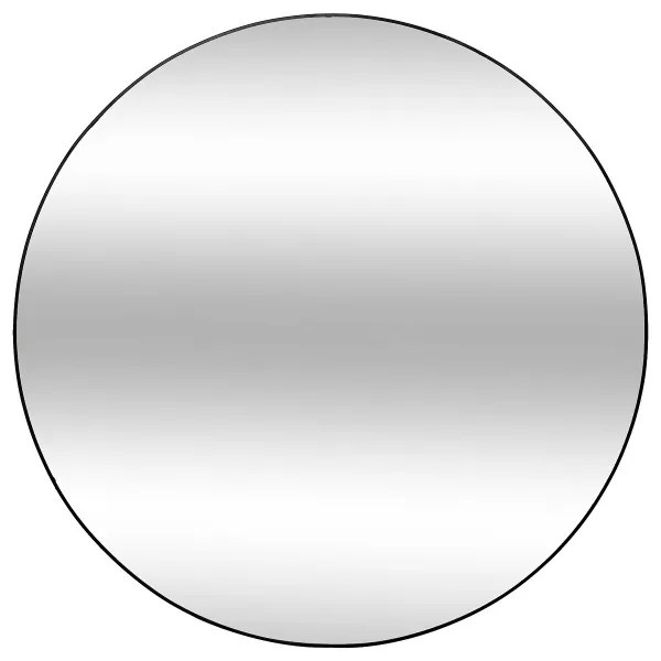 Atmosphera - Nástenné zrkadlo ALICE pr. 110 cm čierna