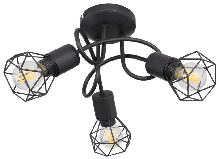 Brilagi - Prisadený luster CAGE 3xE14/40W/230V BG1752