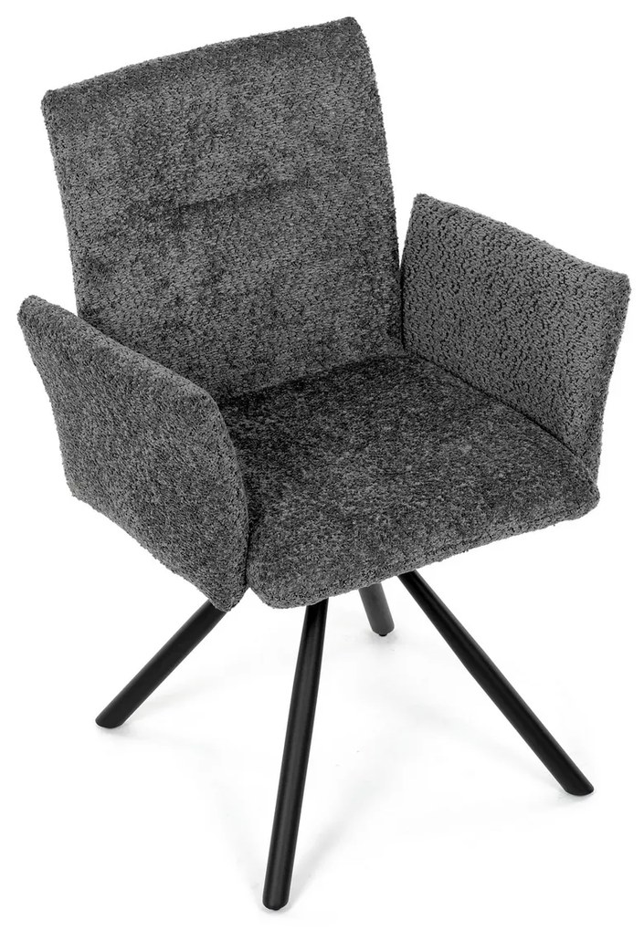 Sada jedálenských stoličiek s vratným mechanizmomDCH-W1117 GREY2, 2 ks