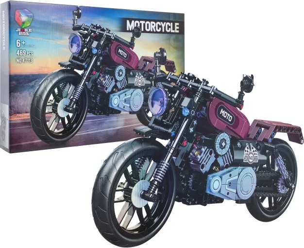 Stavebnica motocykla JIQILE No.47113, 469 dielikov