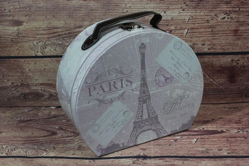 Ozdobný kufrík "PARIS" (24x12x20 cm)