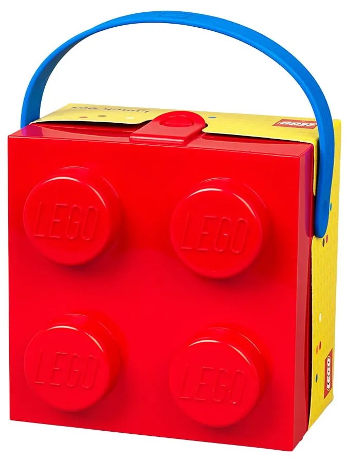 Červený úložný box s rukoväťou LEGO®