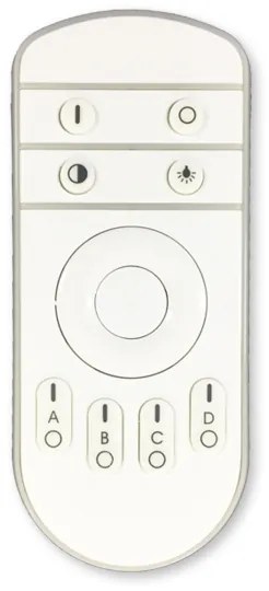 Top Light - LED Stmievateľný prisadený luster MELED/50W/230V 3000-6500K čierna + DO