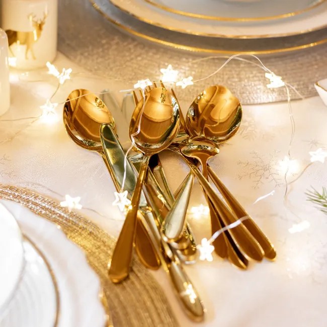 Súprava príborov ABELE medená 16 ks ALL 951941