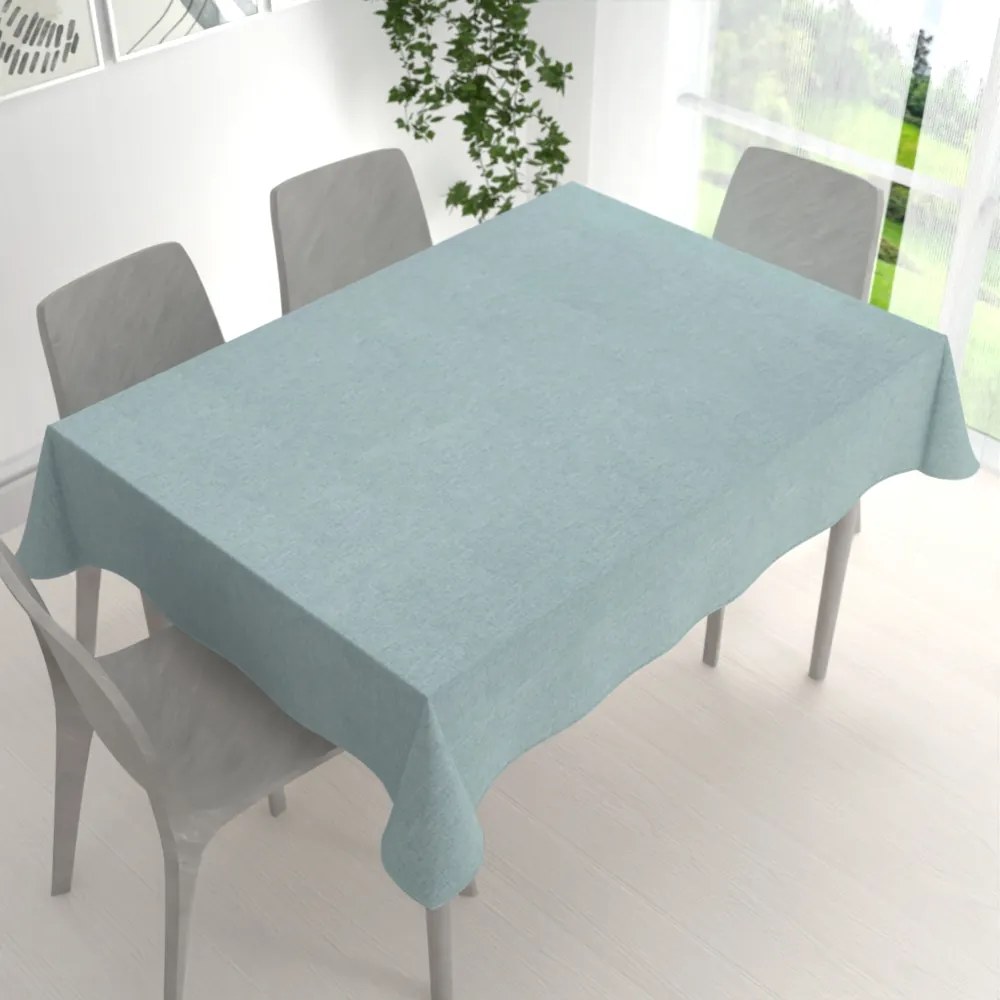Biante Dekoračný obdĺžnikový obrus BKW-212 Mätovo zelený žíhaný 60x100 cm