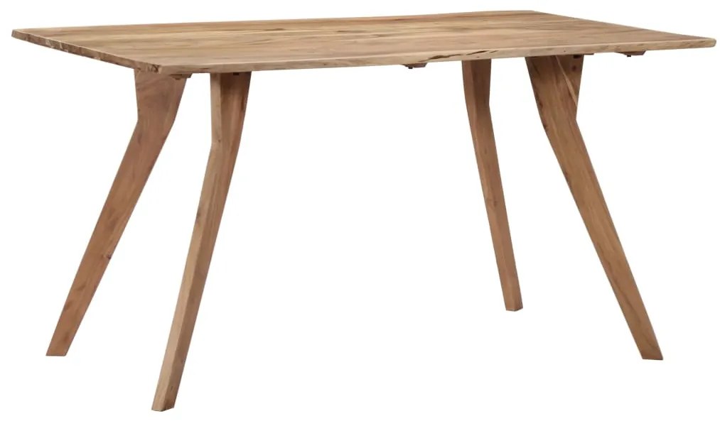 vidaXL Jedálenský stôl z akáciového dreva 140x80x76 cm