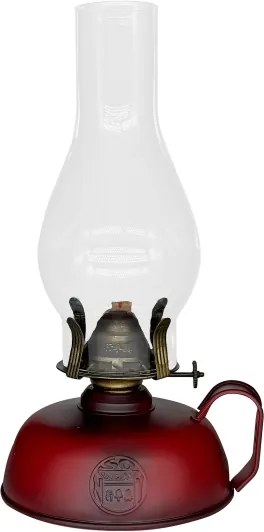 BRILAGI - Petrolejová lampa MERLIN červená