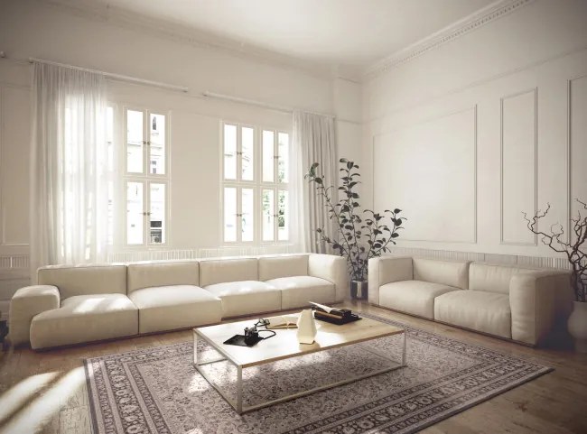 Koberec Agnella Isfahan Chloris Alabaster