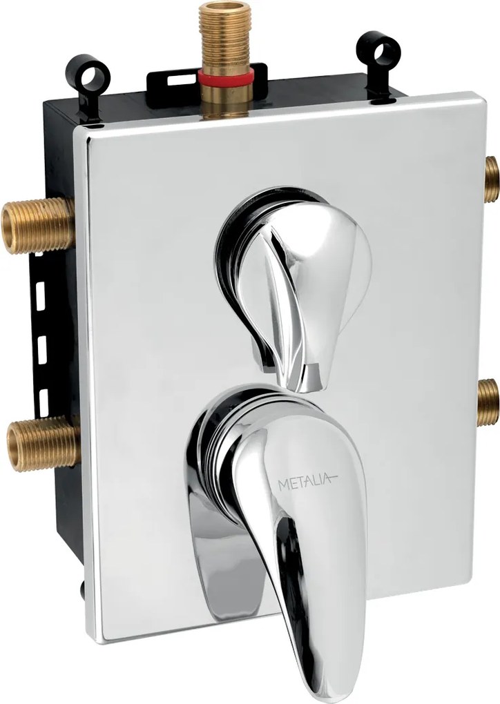 Novaservis BOX55052RX,0 podomietková vaňová batéria s boxom, 3 výstupy