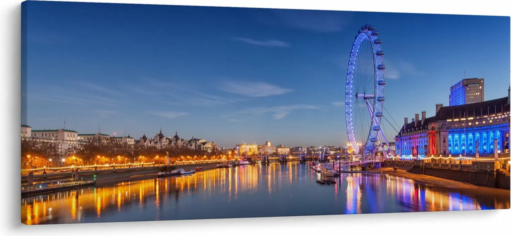 Obraz London Eye (120x50 cm)
