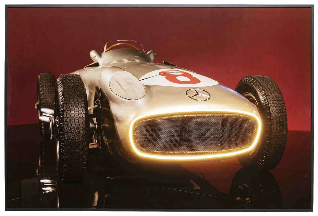 Racing Car LED obraz viacfarebný 80x120 cm